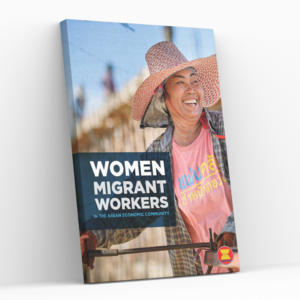 Cover of FES publication: Women Migrant Workers in the ASEAN Economic Community