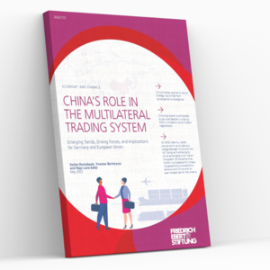 Cover of the FES publication China's role in the multilateral trading system