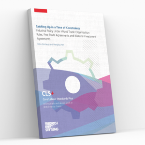 Cover of FES publication: Catching up in a time of constraints