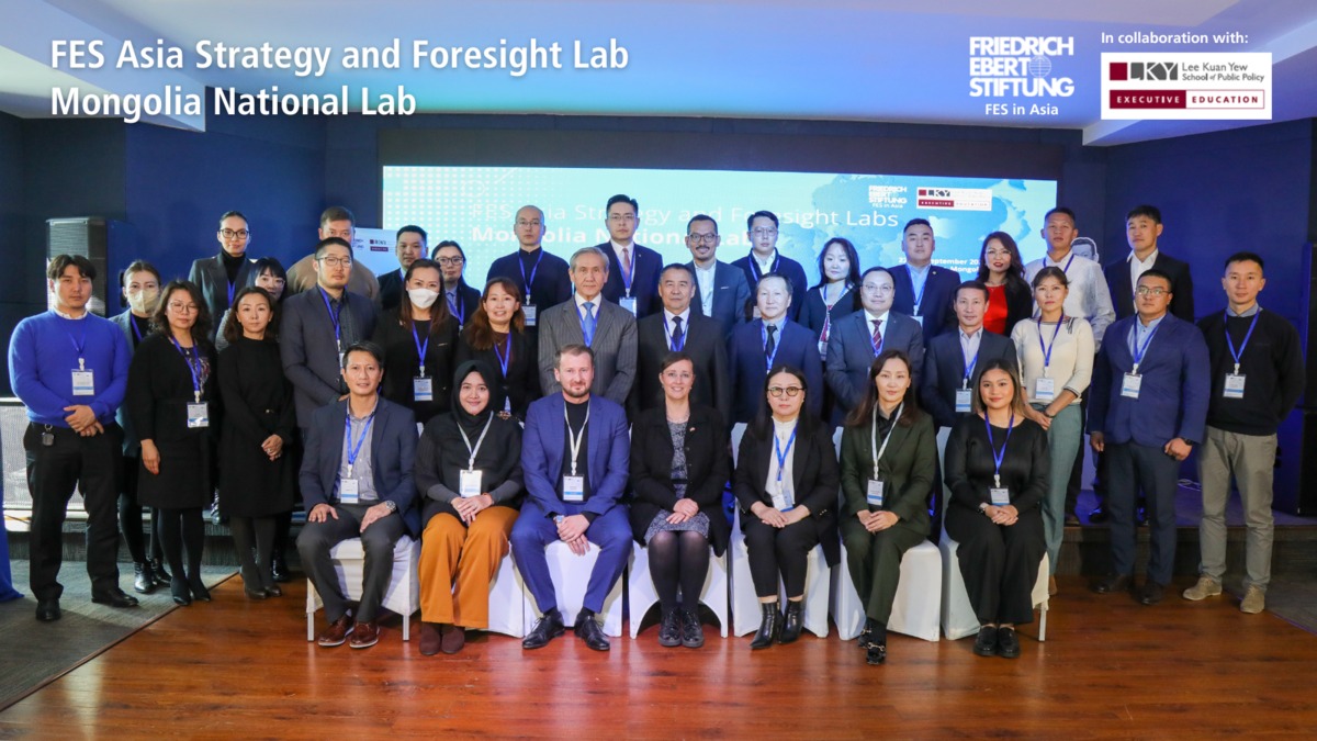 Participants of the FES Asia Strategy and Foresight Lab in Mongolia