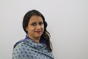 A portrait of a Bangladeshi woman