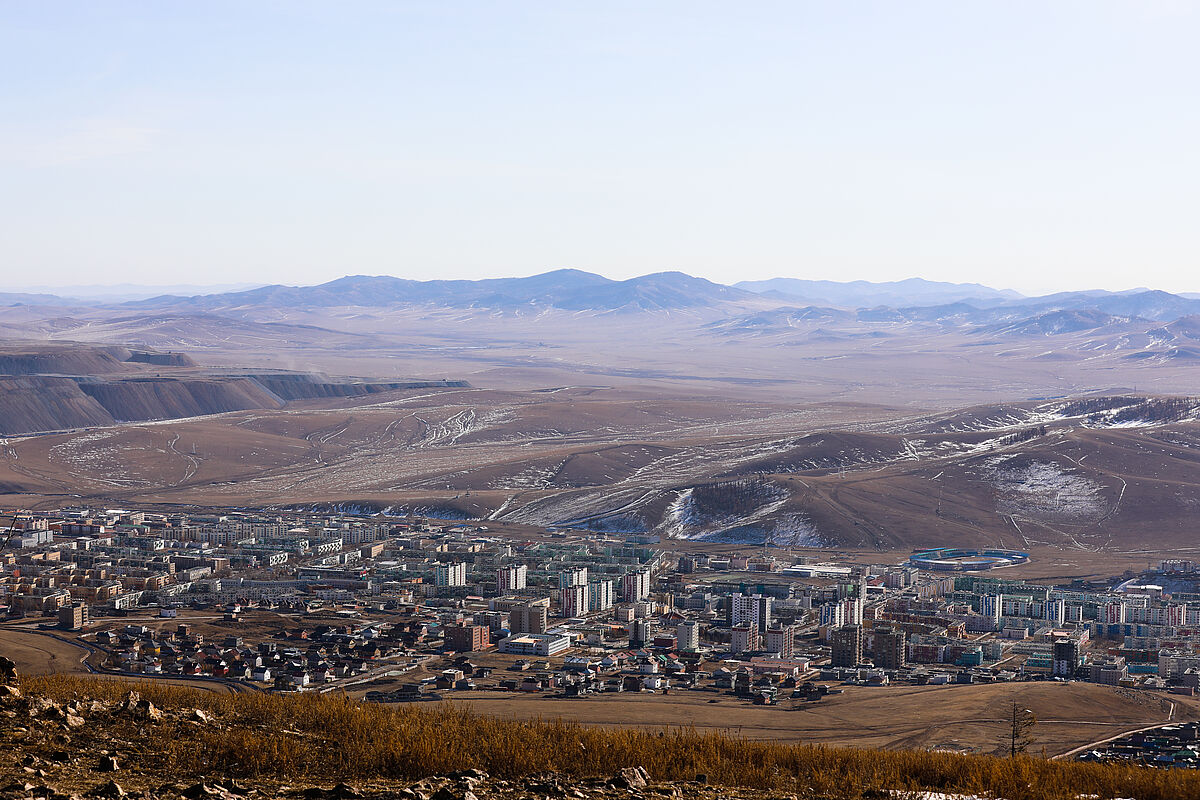 Home to 86,866 inhabitants, Erdenet is the second largest city in Mongolia. Image: FES Mongolia.