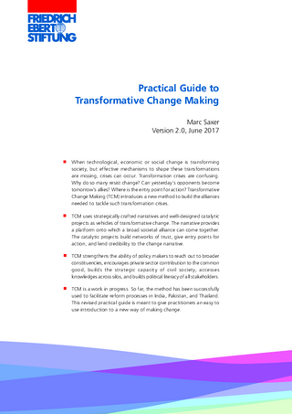 Practical guide to transformative change making
